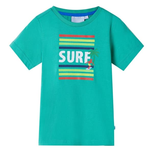 T-shirt för barn grön 116