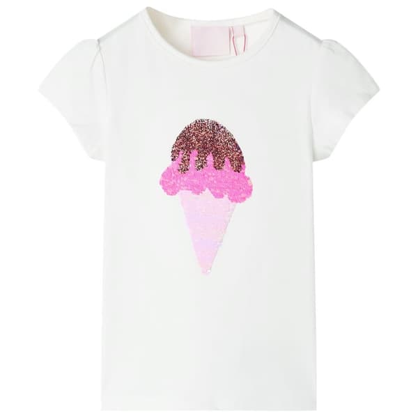 T-shirt för barn ecru 104