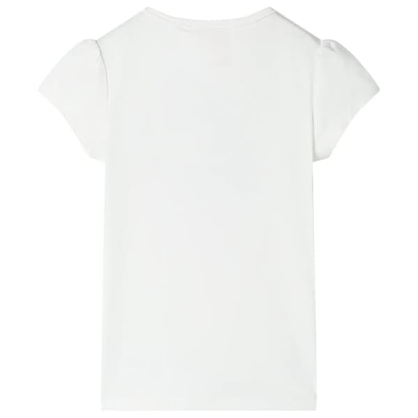 T-shirt för barn ecru 128