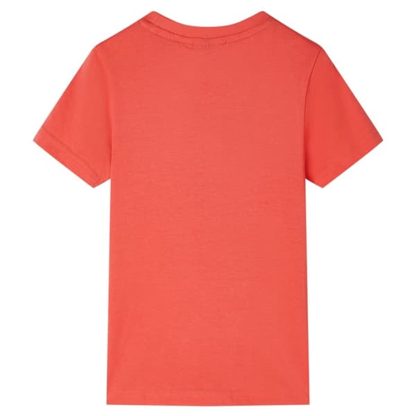 T-shirt för barn ljusröd 140