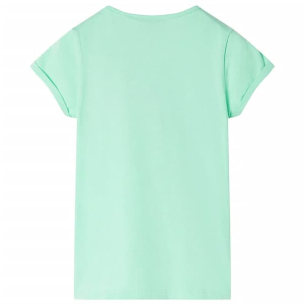 T-shirt för barn stark grön 92
