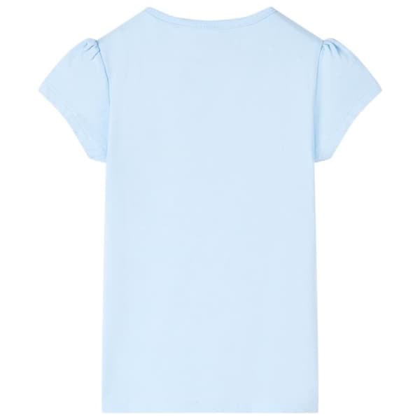 T-shirt för barn ljusblå 116