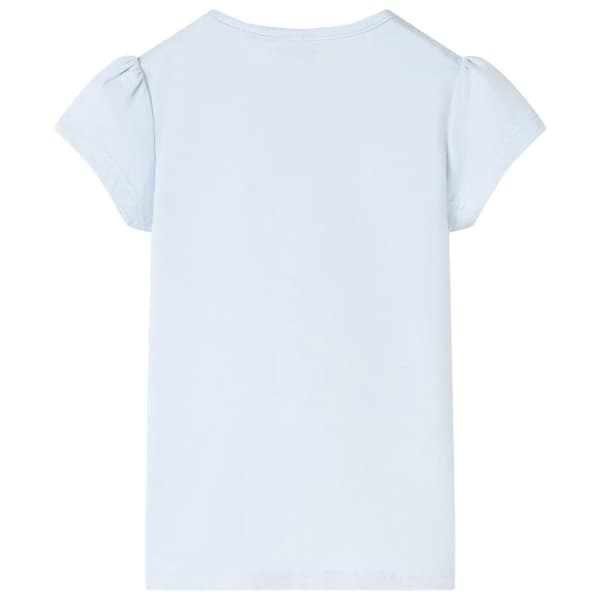 T-shirt för barn ljusblå 92