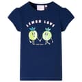 Miniatyrbild 1 av 2: T-shirt för barn marinblå 92