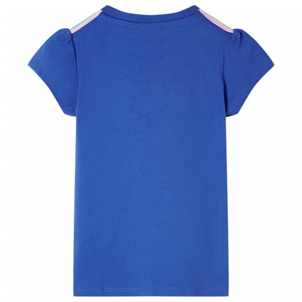 T-shirt för barn kobolt 128