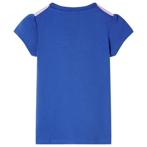 T-shirt för barn kobolt 104