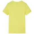 Miniatyrbild 2 av 2: T-shirt med korta ärmar för barn gul 116