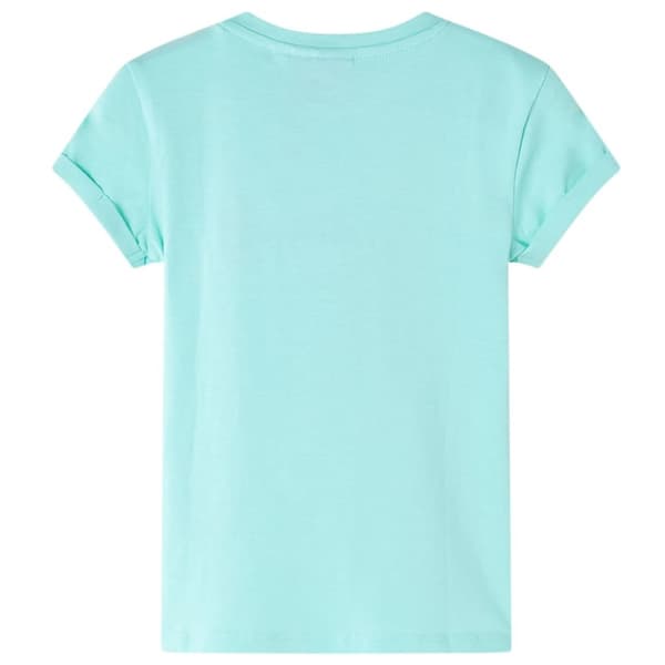 T-shirt för barn ljus mintgrön 128