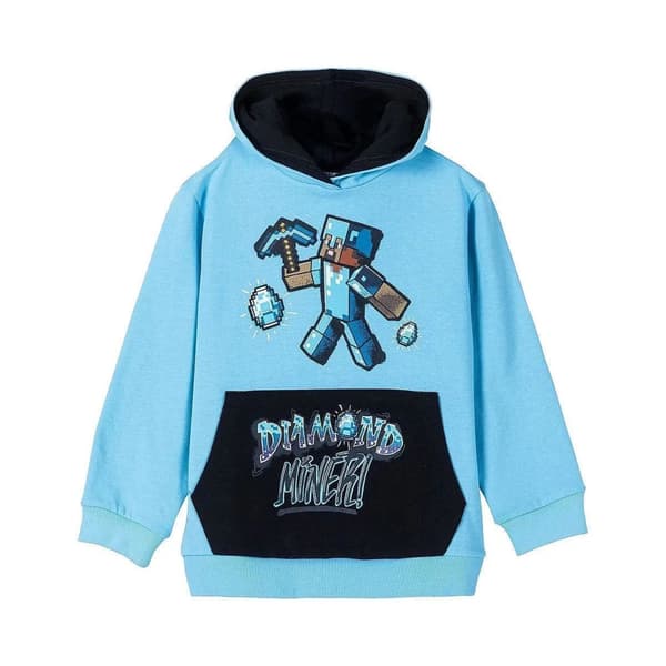 Minecraft Hoodie för Barn - Huvtröja