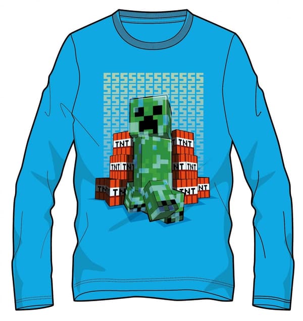 Minecraft Självlysande Tröja för Barn
