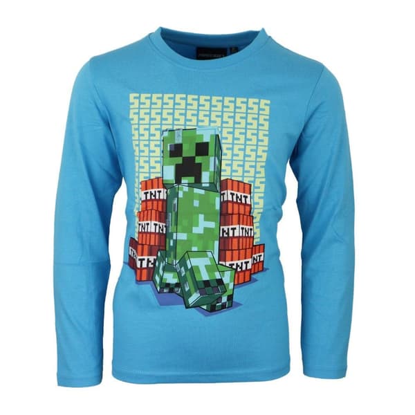 Minecraft Självlysande Tröja för Barn