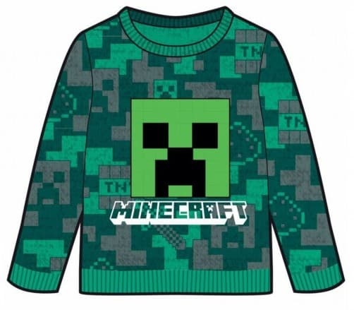Minecraft Tröja för Barn - Stickad