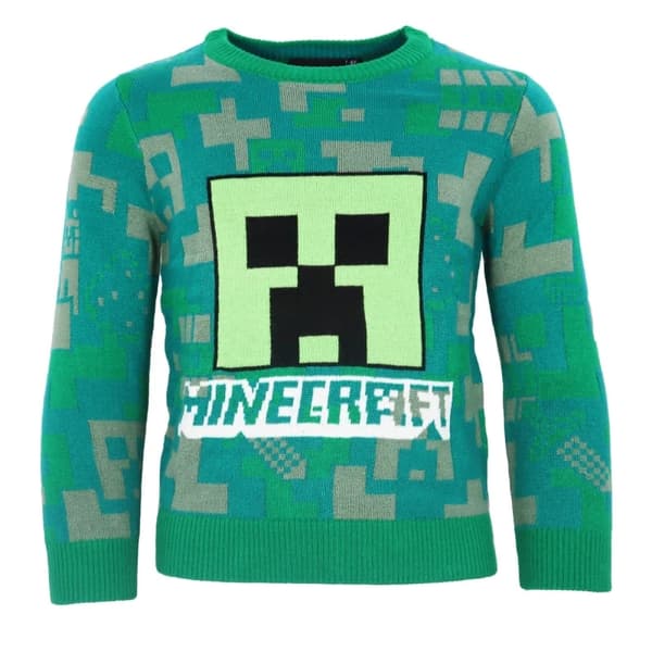 Minecraft Tröja för Barn - Stickad