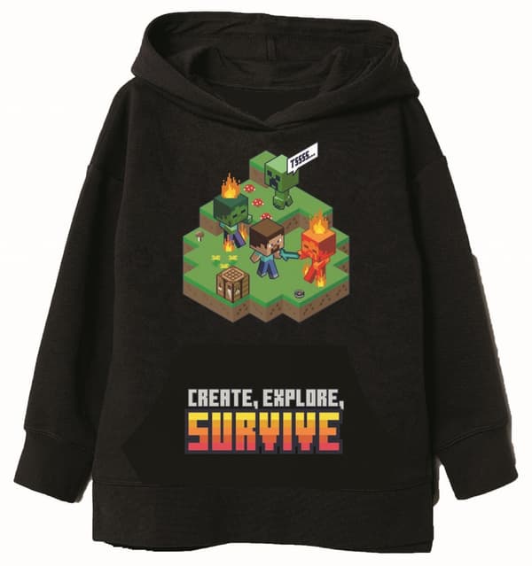 Minecraft Hoodie för Barn - Huvtröja