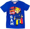 Miniatyrbild 3 av 4: Brandman Sam T-Shirt för Barn - 2-Pack