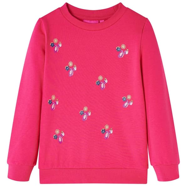 Tröja för barn stark rosa 92