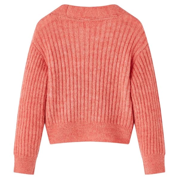 Stickad tröja för barn rosa 92