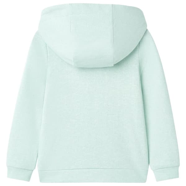 Barnhoodie med dragkedja ljus mintgrön mix 116