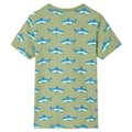 Miniatyrbild 2 av 2: T-shirt för barn ljus khaki 140