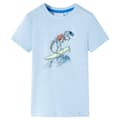 Miniatyrbild 1 av 2: T-shirt för barn ljusblå 92