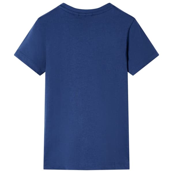 T-shirt för barn mörkblå 104