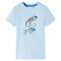 Miniatyrbild 1 av 2: T-shirt för barn ljusblå 116