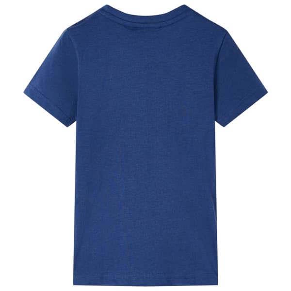 T-shirt för barn mörkblå 140