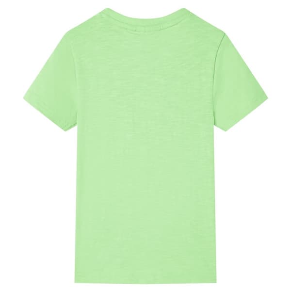 T-shirt för barn neongrön 92