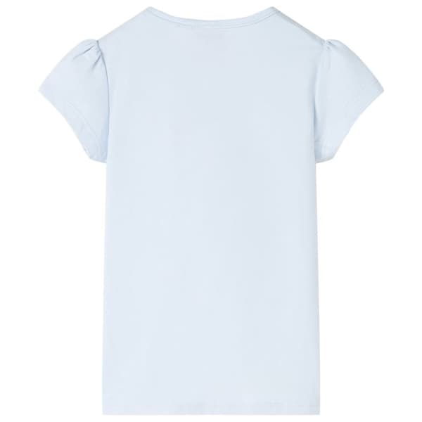 T-shirt för barn ljusblå 116
