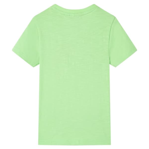 T-shirt för barn neongrön 104