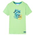 Miniatyrbild 1 av 2: T-shirt för barn neongrön 104