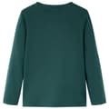 Miniatyrbild 2 av 2: Kid's T-shirt med långa ärmar mörkgrön 92