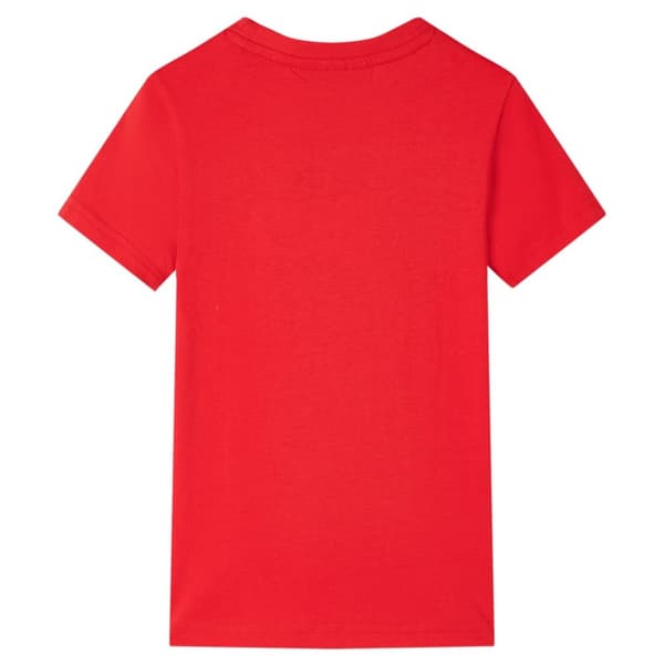 T-shirt för barn röd 128