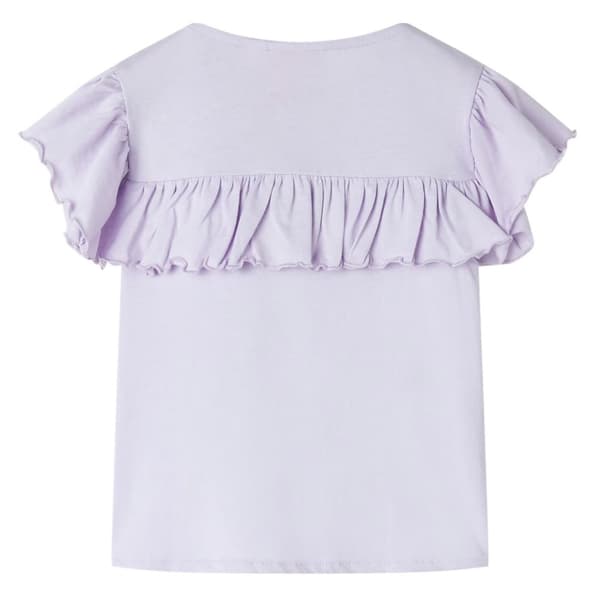 T-shirt för barn lila 140