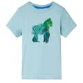Miniatyrbild 1 av 2: T-shirt för barn aquablå 140