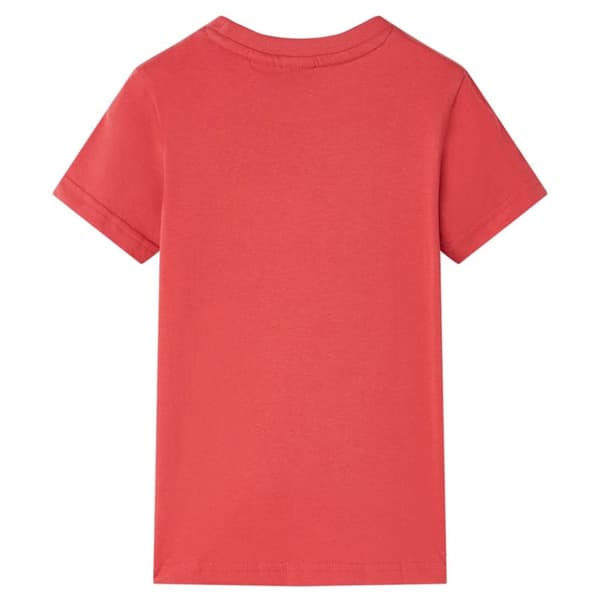 T-shirt för barn röd 128