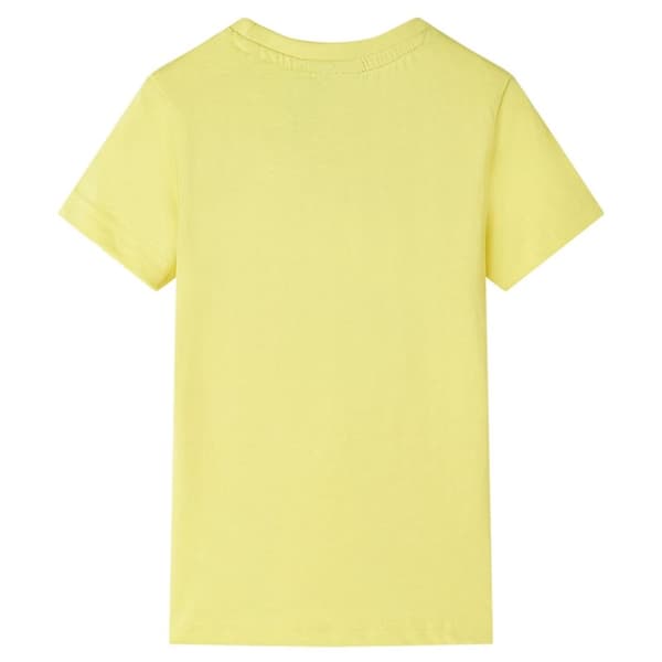 T-shirt för barn gul 104