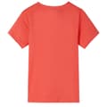 Miniatyrbild 2 av 2: T-shirt med korta ärmar för barn ljusröd 92