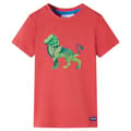 Miniatyrbild 1 av 2: T-shirt för barn röd 92
