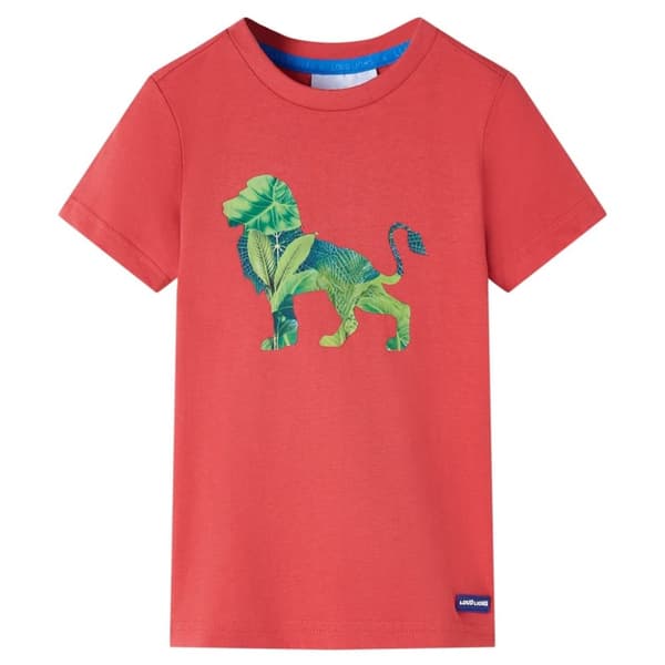 T-shirt för barn röd 92