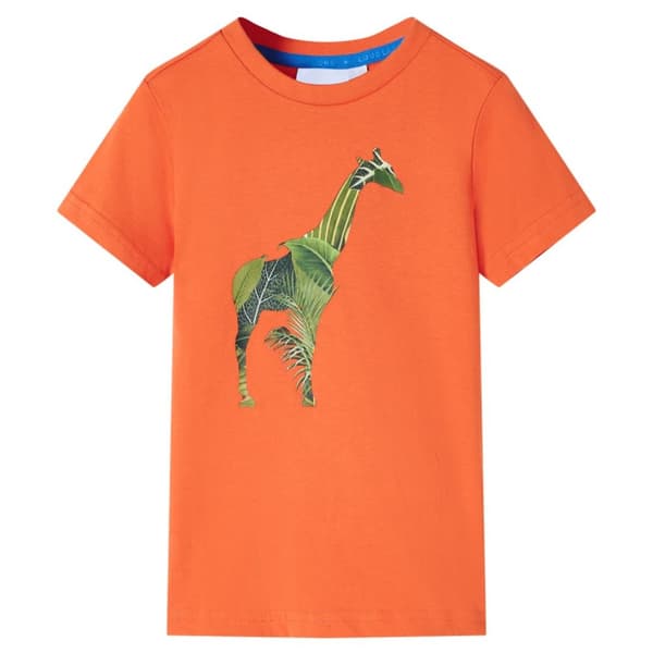 Kjol för barn stark orange 128