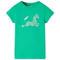 Miniatyrbild 1 av 2: T-shirt för barn grön 128