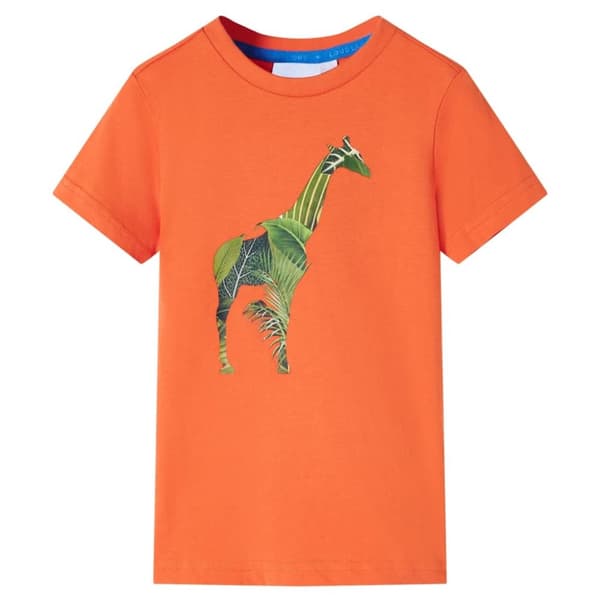 Kjol för barn stark orange 92
