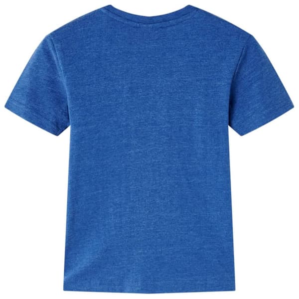 T-shirt för barn mörkblå melange 104