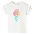 Miniatyrbild 1 av 2: T-shirt för barn ecru 104