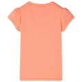 Miniatyrbild 2 av 2: T-shirt med formade ärmar för barn neon orange 104