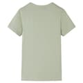 Miniatyrbild 2 av 2: T-shirt med korta ärmar för barn ljus khaki 128