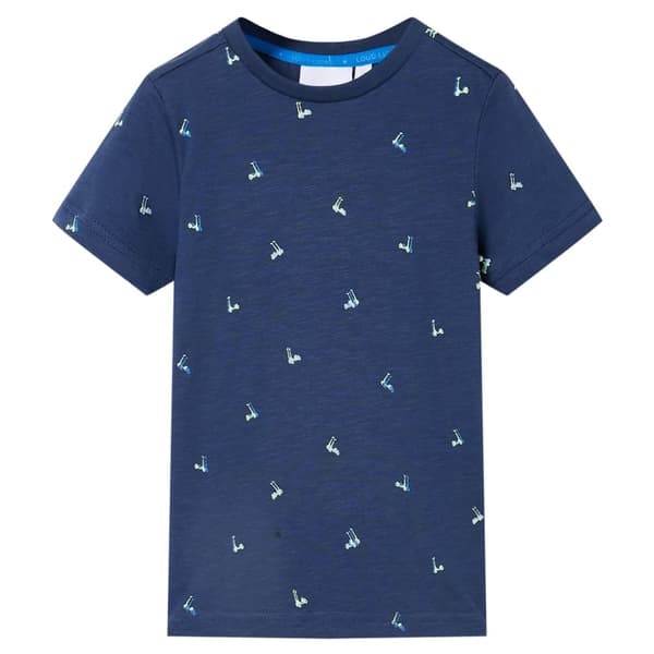 T-shirt för barn mörkgrå 92