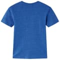 Miniatyrbild 2 av 2: T-shirt för barn mörkblå melange 116