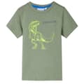 Miniatyrbild 1 av 2: T-shirt med korta ärmar för barn ljus khaki 128